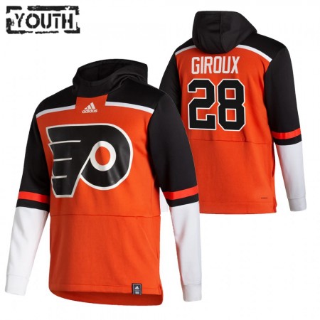 Philadelphia Flyers Claude Giroux 28 2020-21 Reverse Retro Sawyer Hoodie - Criança